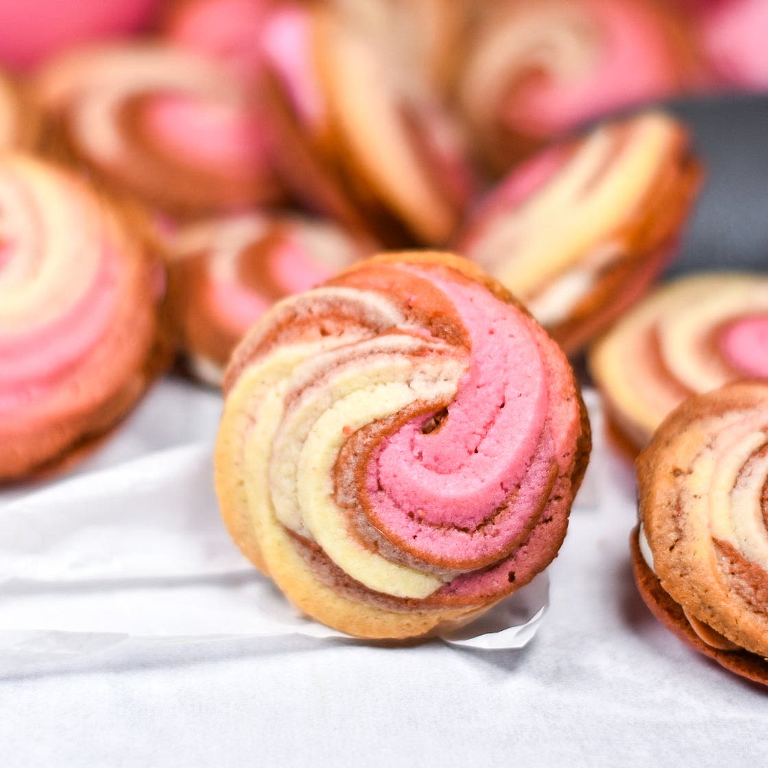 Neapolitan Butter Cookies