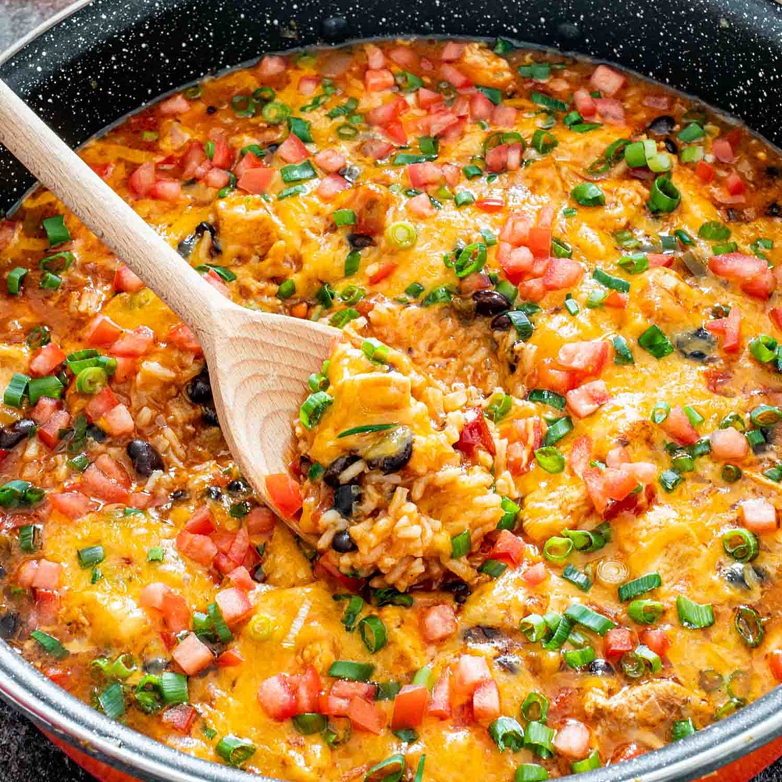 Southwest Chicken And Rice Skillet