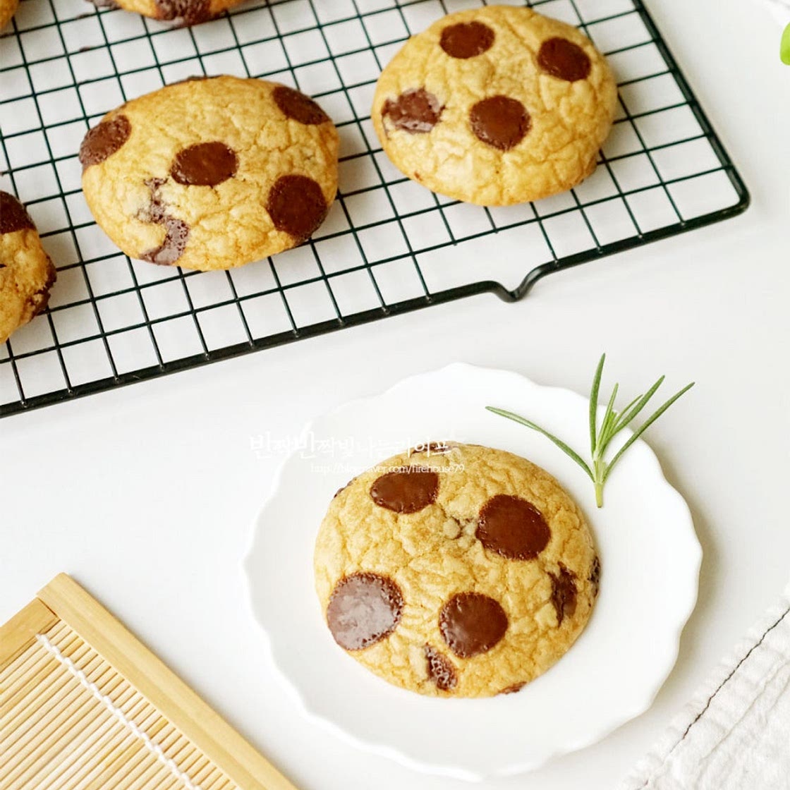 집에서 쿠키만들기 수제 쿠키 반죽 재료 초코칩쿠키 만들기