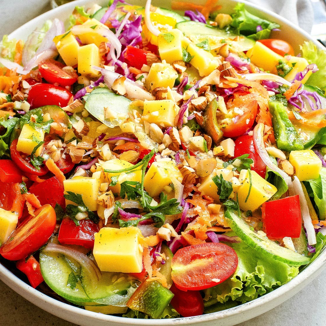 Honey Mustard Rainbow Salad
