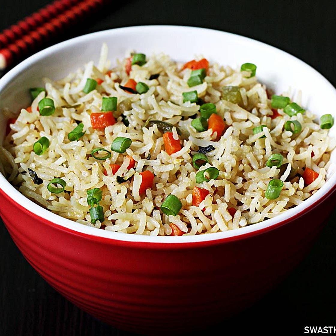 Veg Fried Rice Recipe (Vegetable Fried Rice)