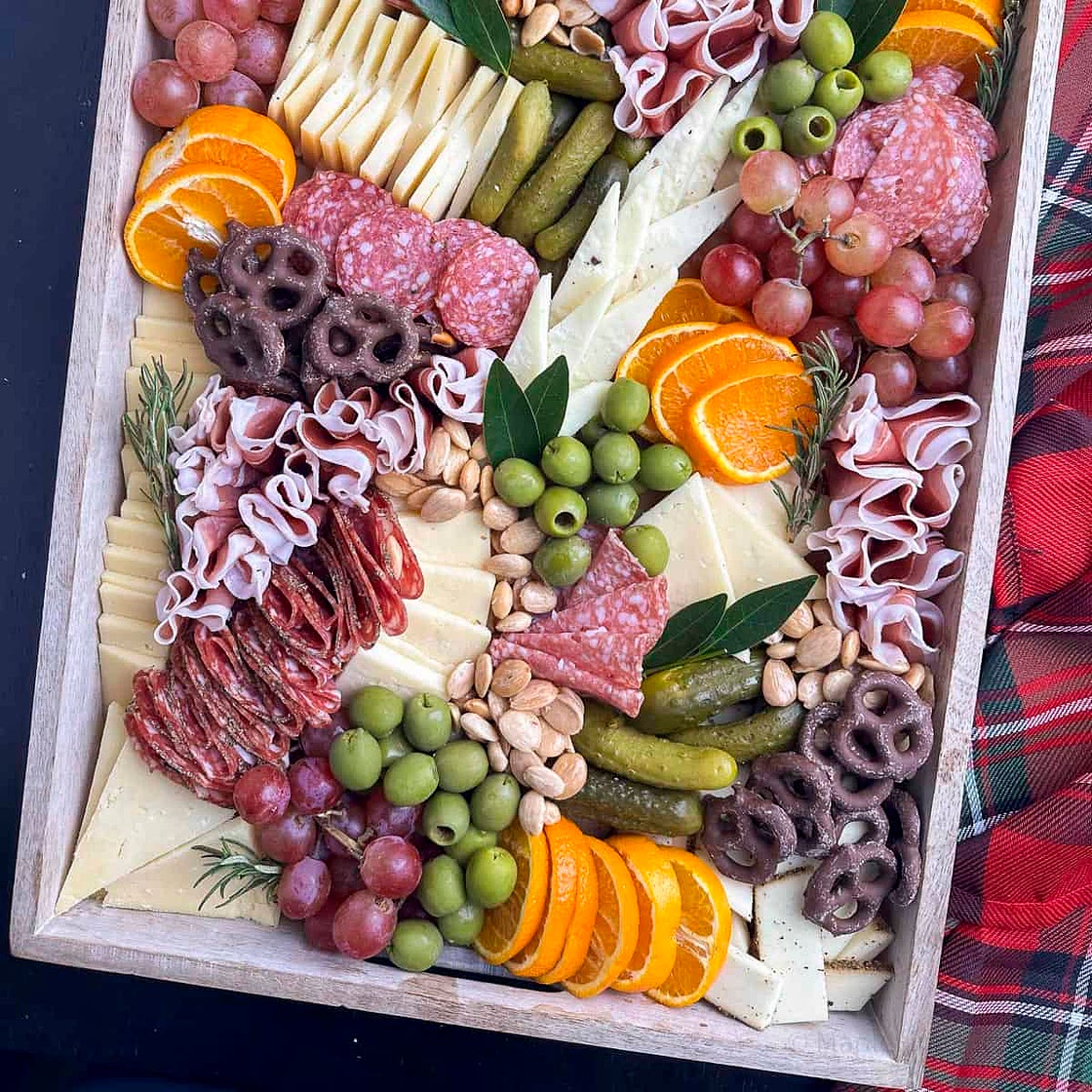 Holiday Charcuterie Board For A Crowd