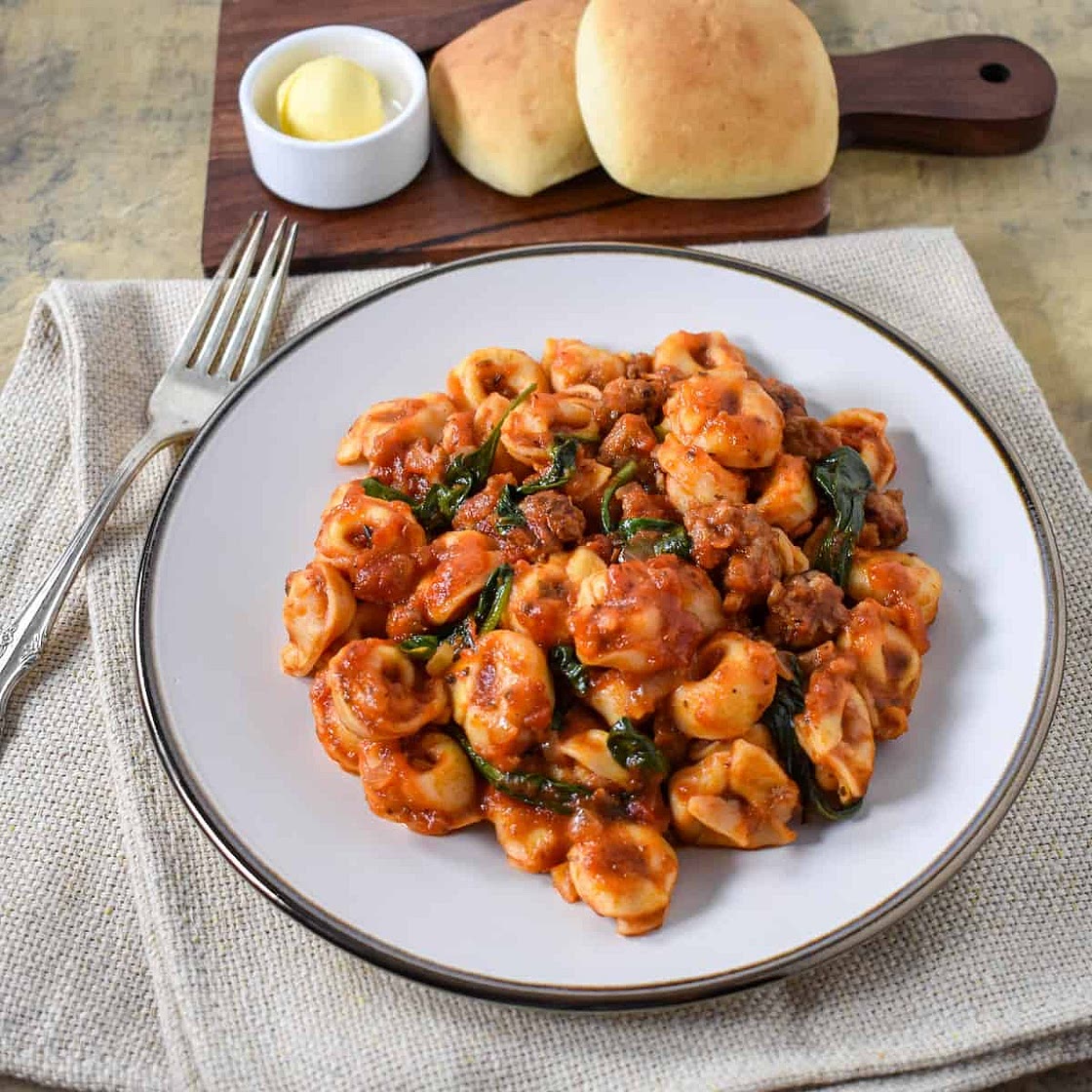 Italian Sausage with Tortellini