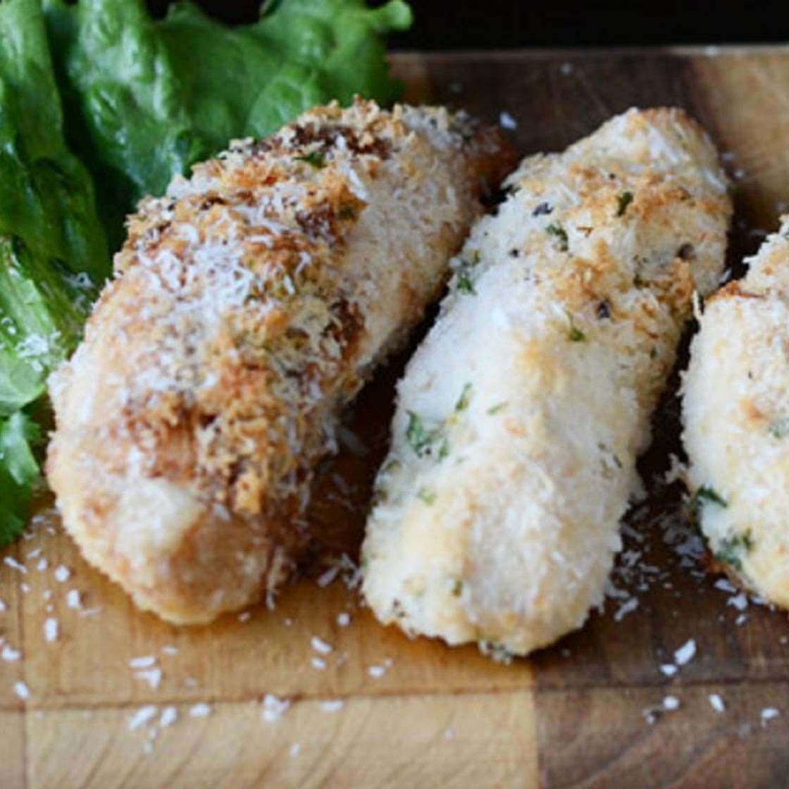 Crispy Coconut Crusted Chicken Strips - Lunch Version