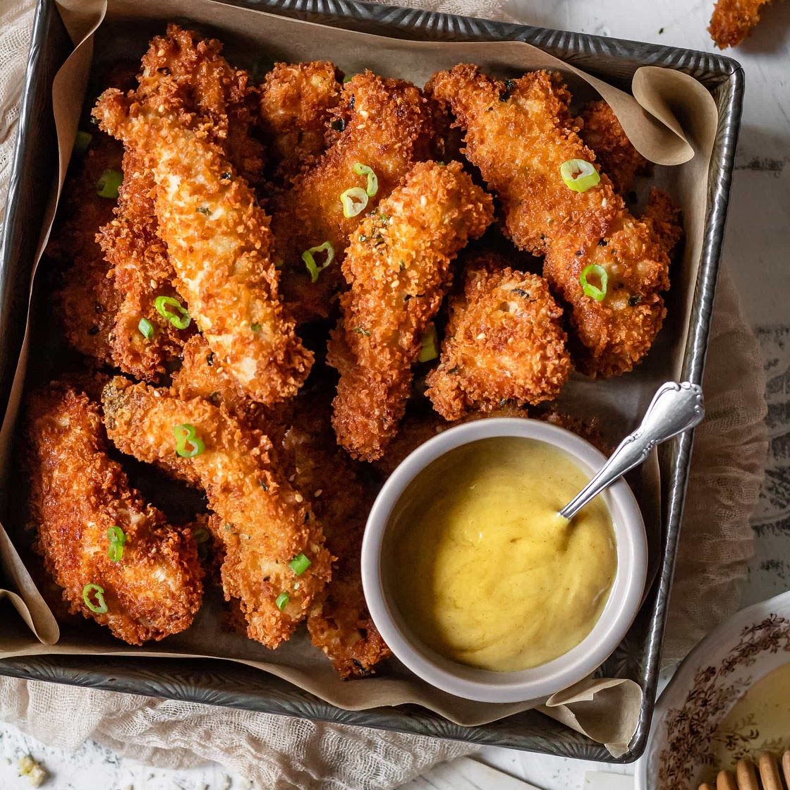 Panko Crusted Chicken Strips