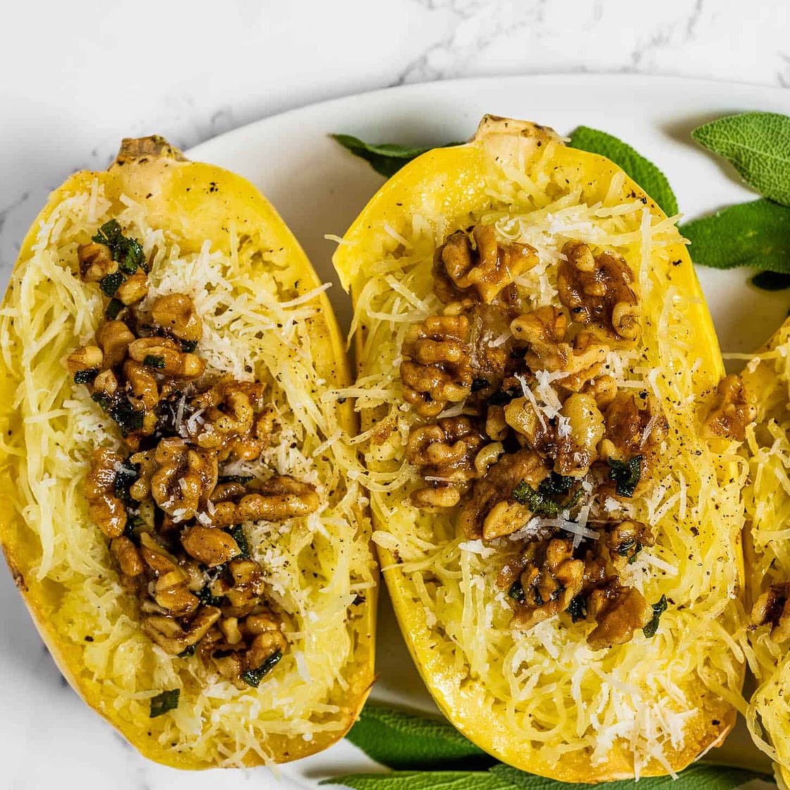 Brown Butter Sage Spaghetti Squash Recipe