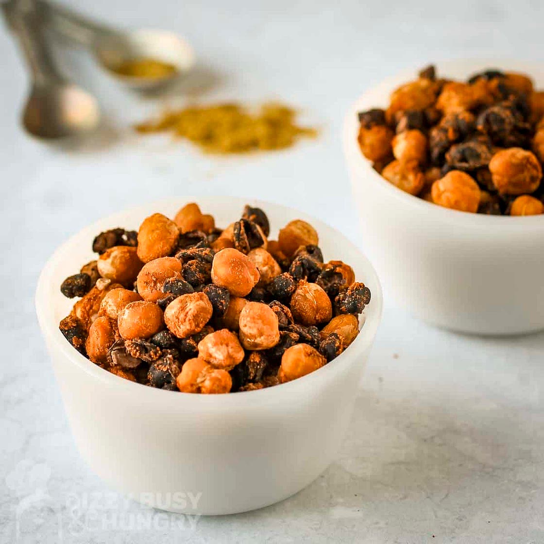 Chickpea and Black Bean Snack Mix