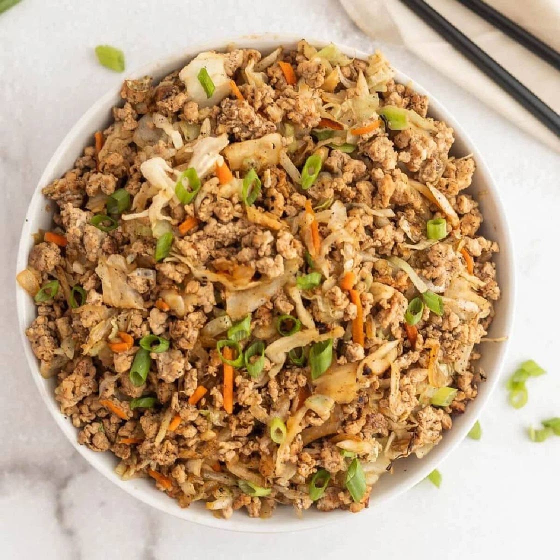 Blackstone Egg Roll in a Bowl