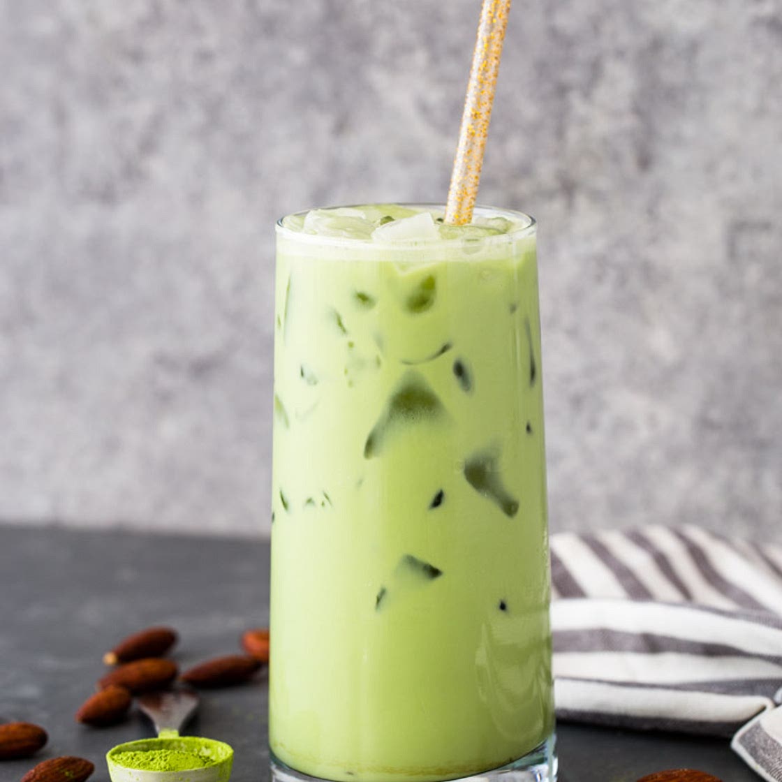Iced Matcha Green Tea Latte