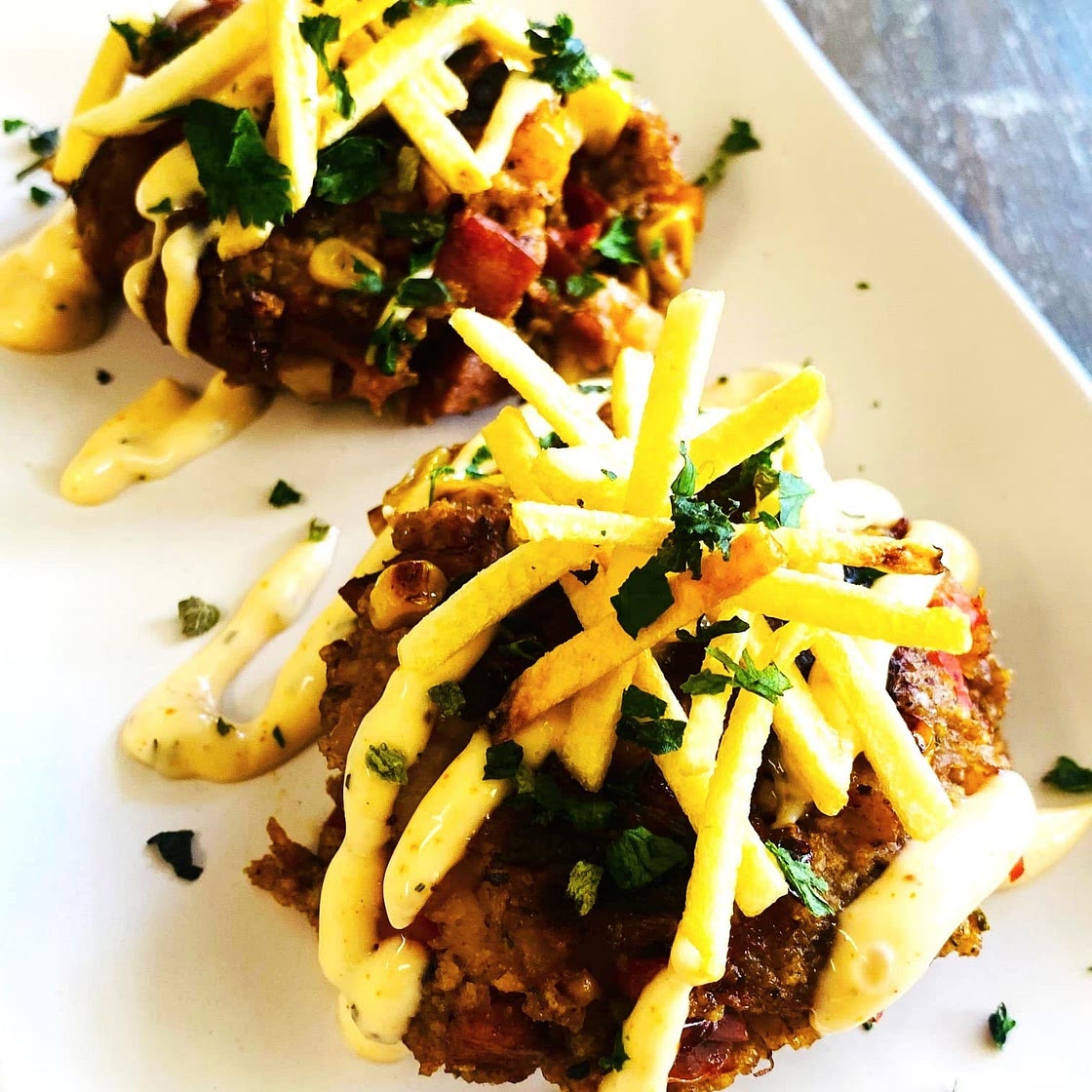 Blackstone Shrimp Boil Cakes