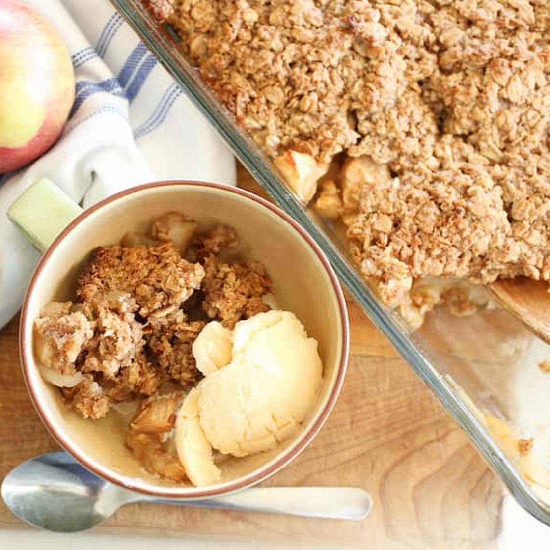 Sourdough Apple Crisp