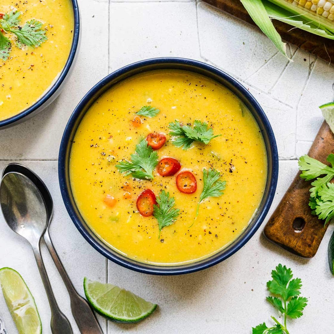 Vegan Coconut Corn Chowder