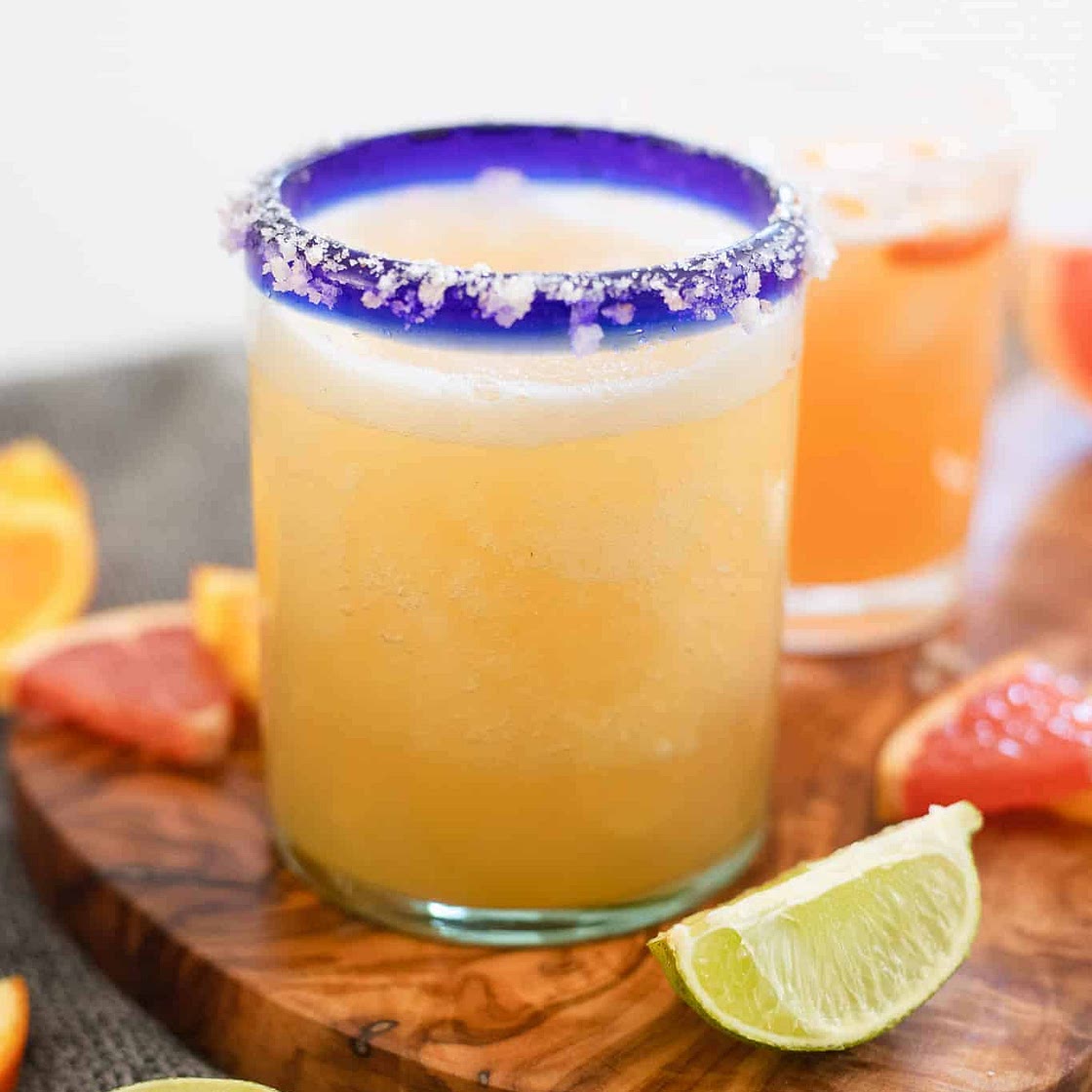 Skinny Orange Grapefruit Margarita (with Mocktail Option)