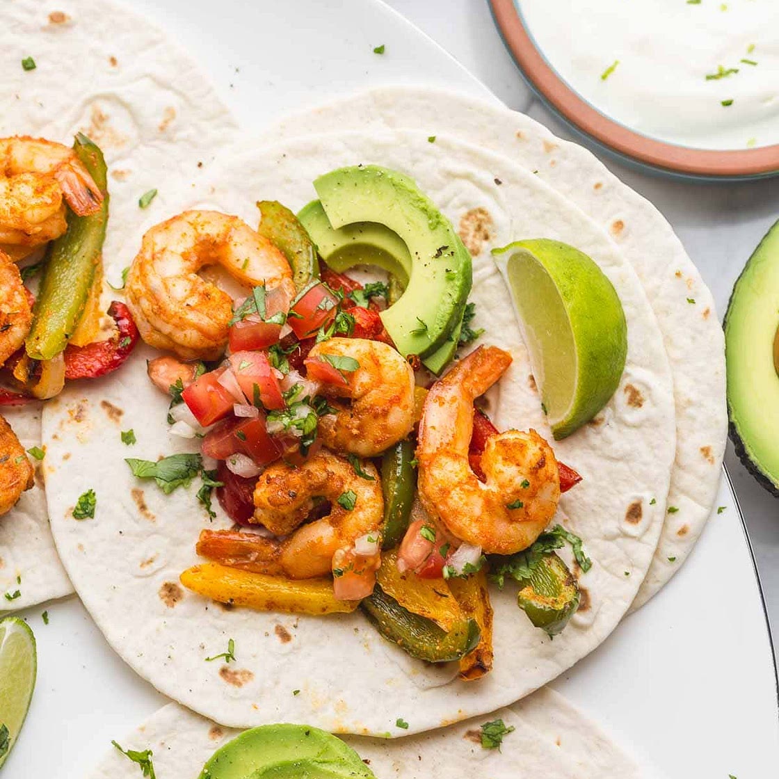 Air Fryer Shrimp Fajitas Recipe