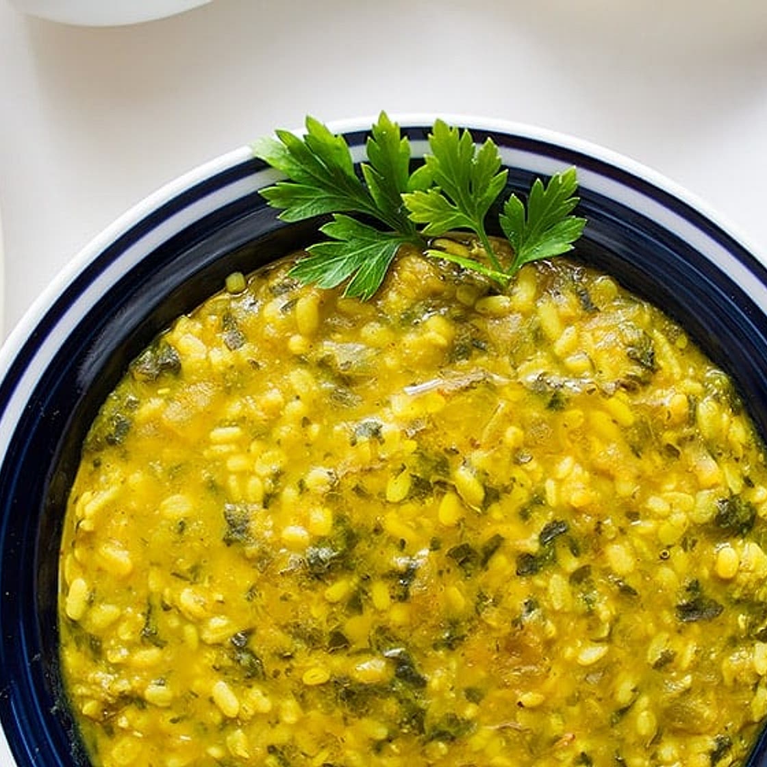 Creamy Spinach Lentils