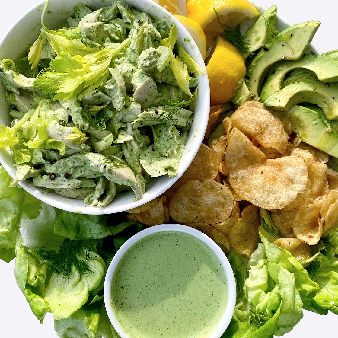 Anything-Goes Green Goddess Salad