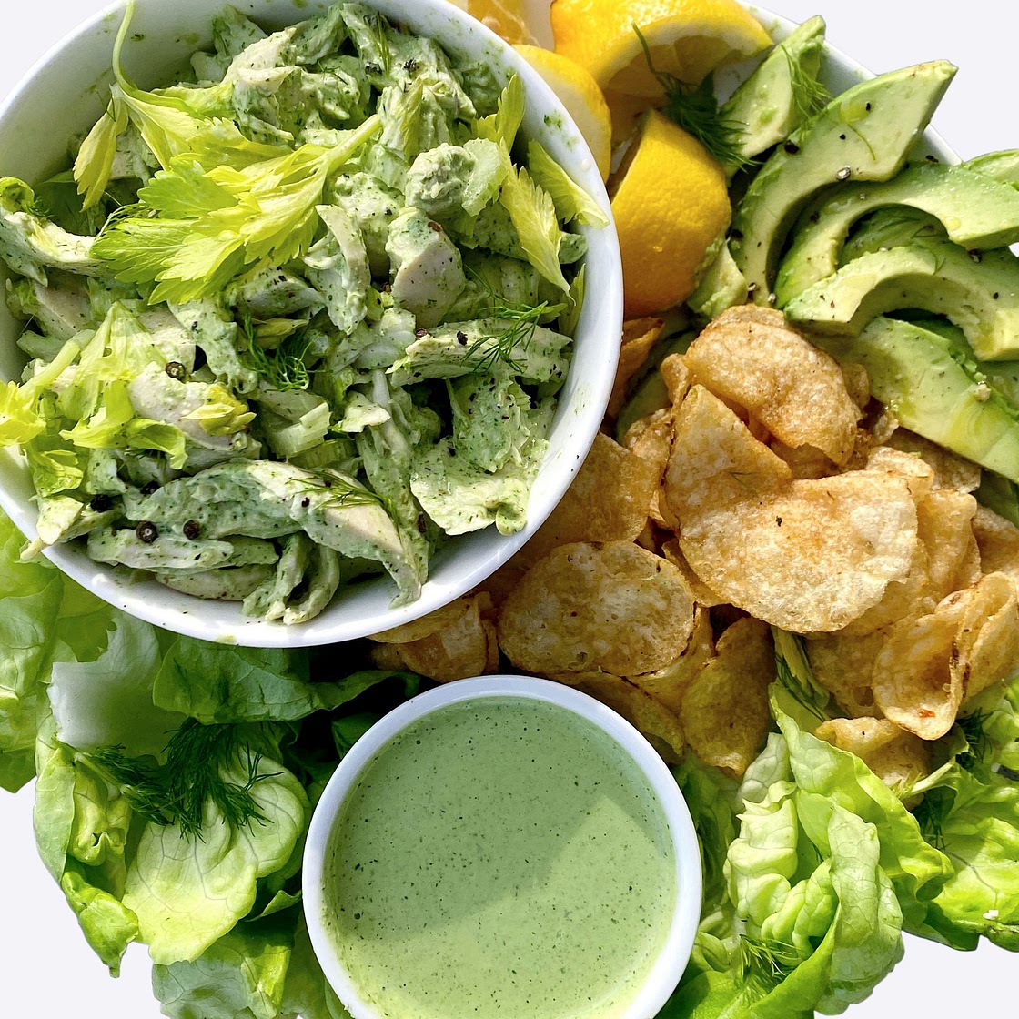 Anything-Goes Green Goddess Salad