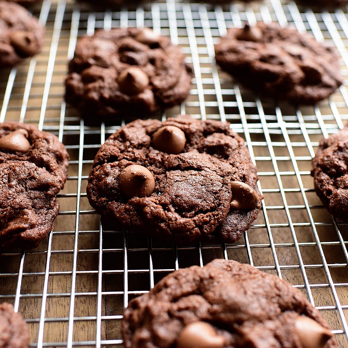 Triple Chocolate Cookies