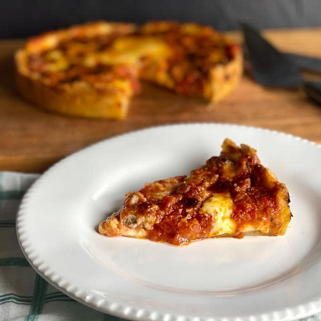 Low FODMAP Deep-Dish Pizza