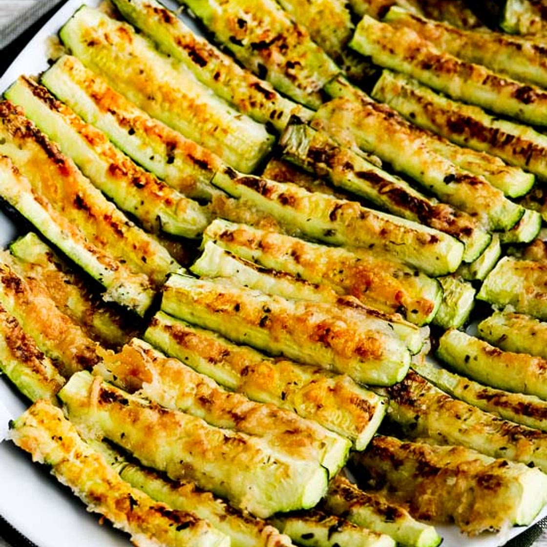 Parmesan Encrusted Zucchini