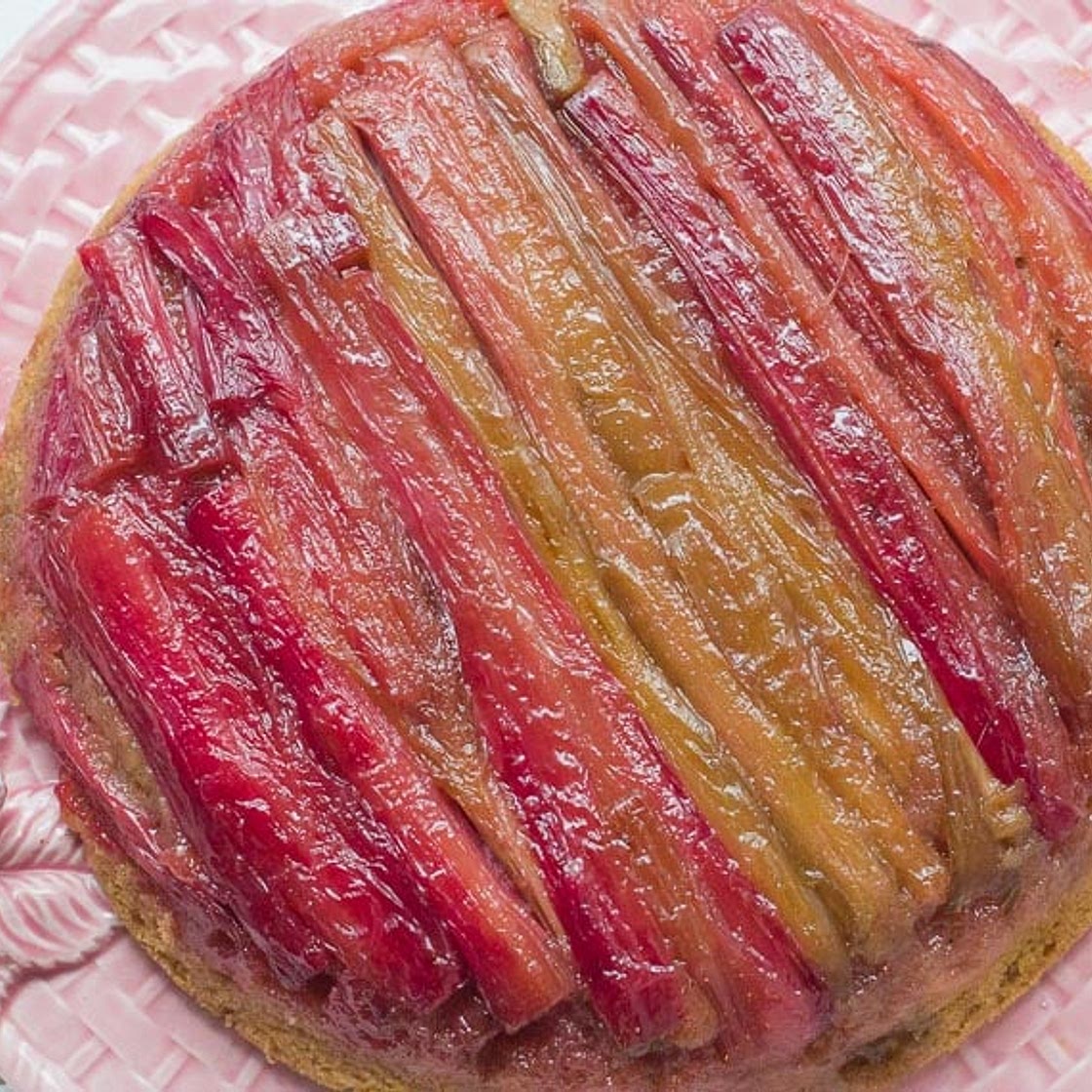 Rhubarb Upside Down Cake