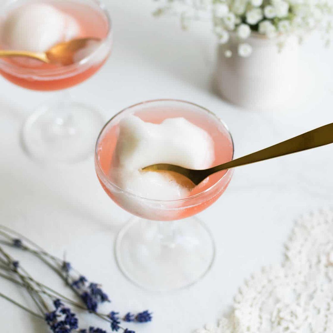 Kombucha Sorbet Floats