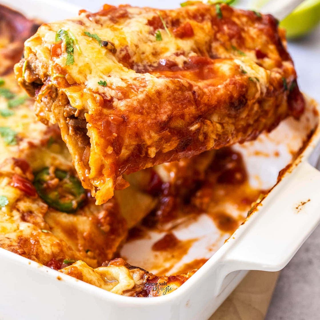 Steak Enchiladas
