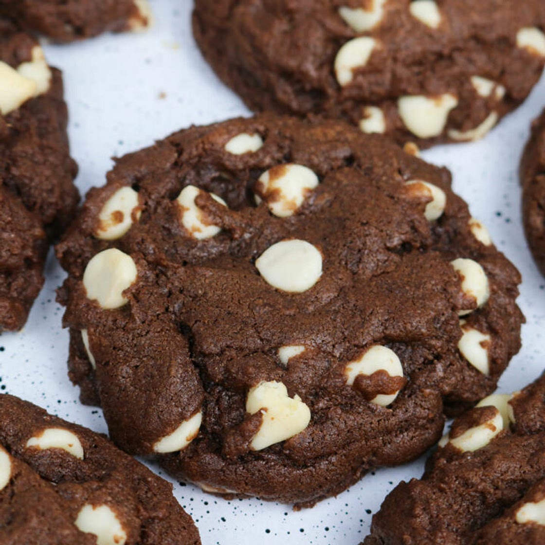 Chocolate White Chocolate Chip Cookies