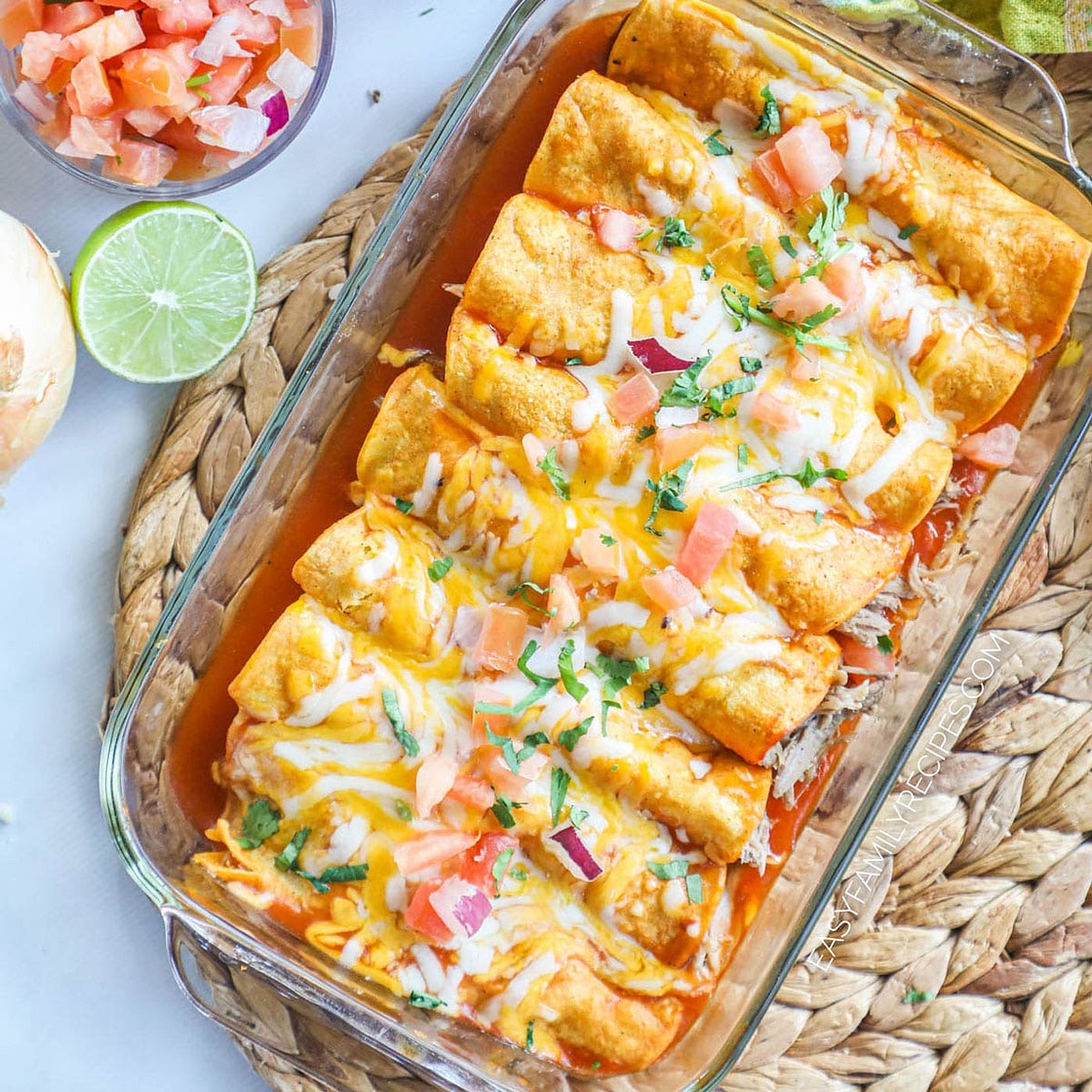 Carnitas Enchiladas