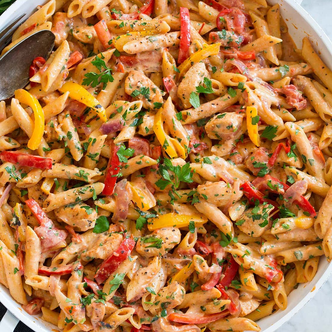 One Pot Cajun Chicken Pasta
