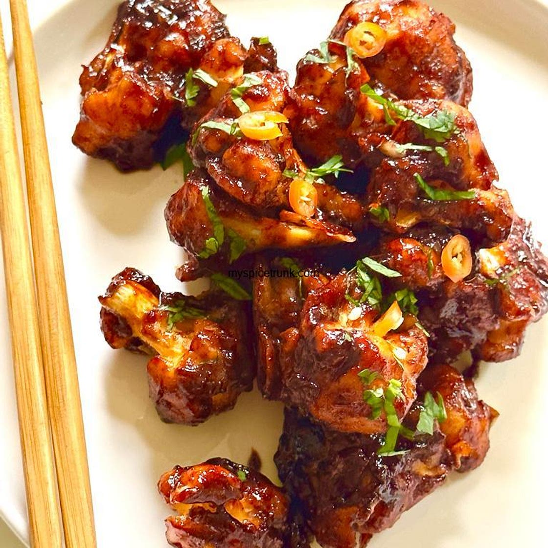 Air Fryer Korean Cauliflower