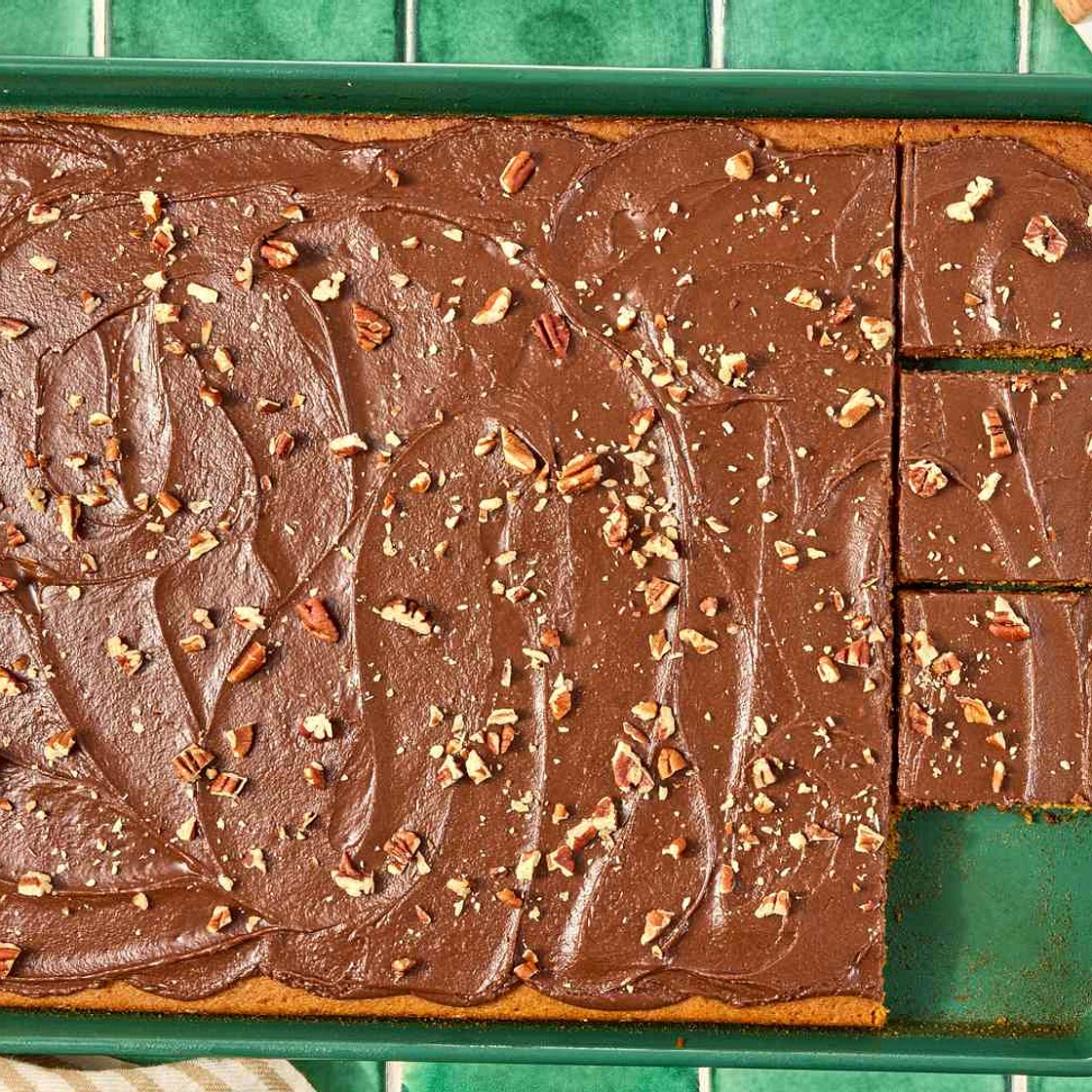 Pumpkin Spice Texas Sheet Cake