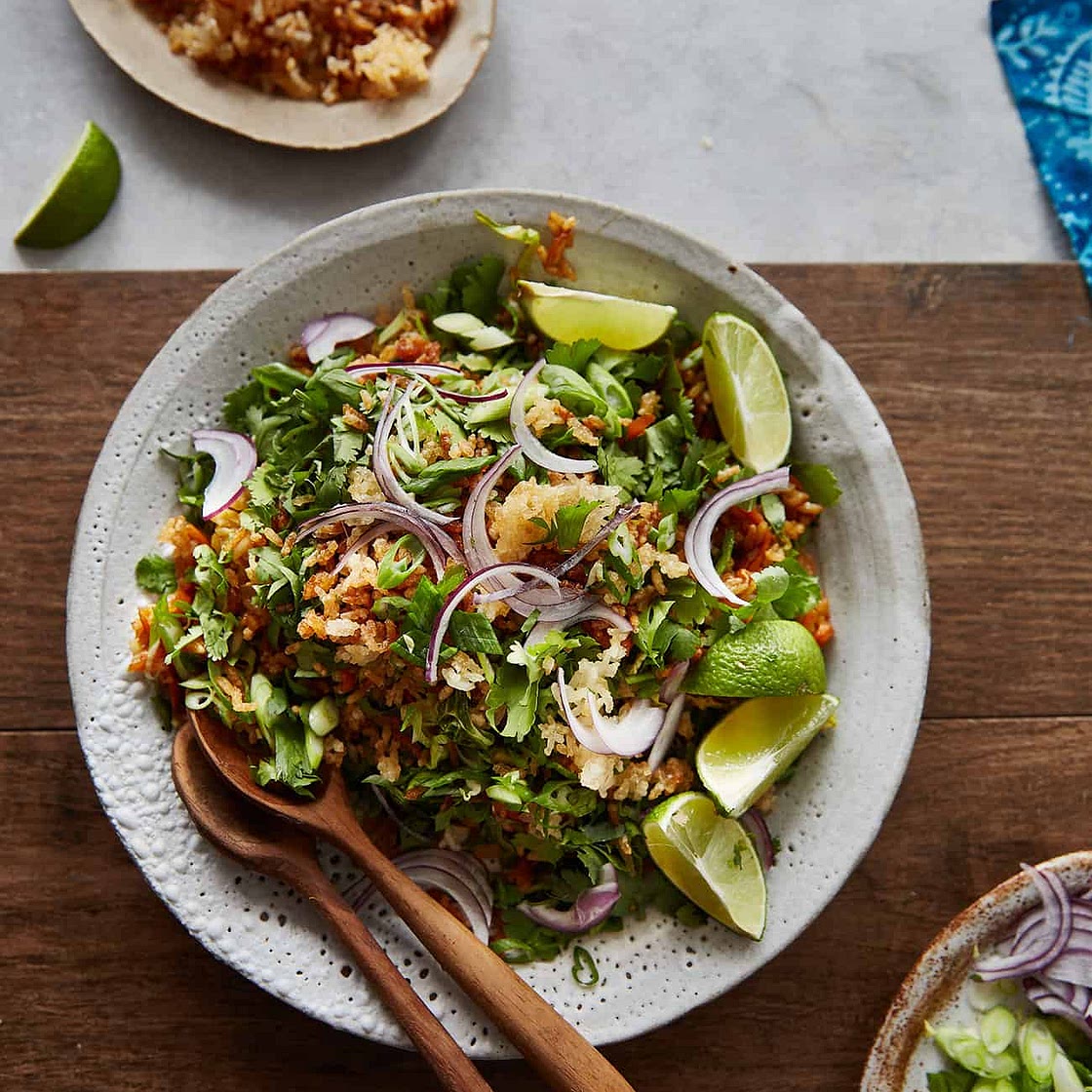 Crispy Rice Salad (Vegan)