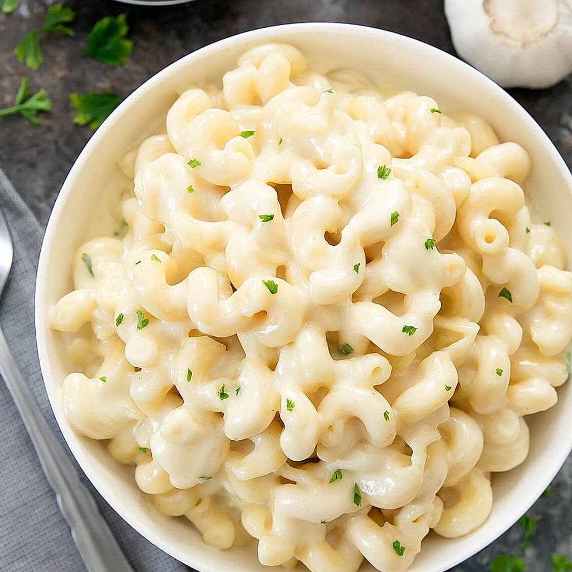 Garlic Parmesan Macaroni and Cheese