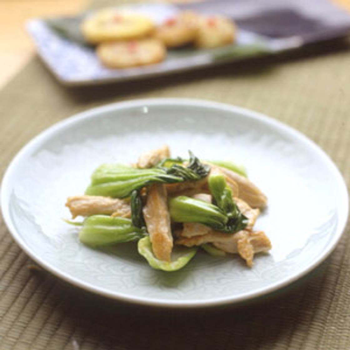 청경채닭살무침