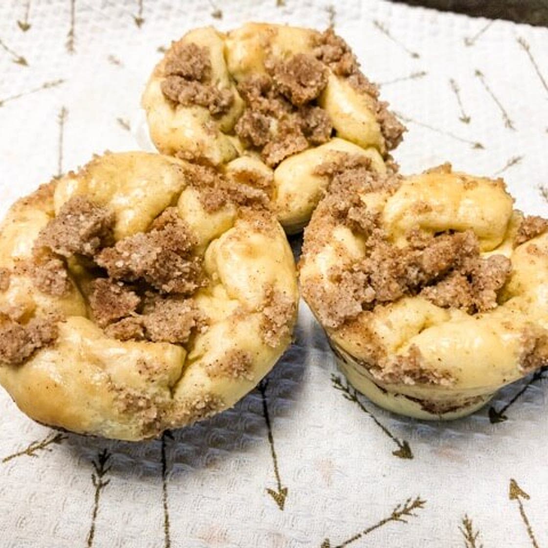 Keto Cinnamon Swirl Protein Muffins