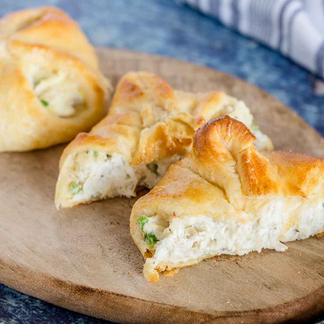 Chicken Cream Cheese Croissants