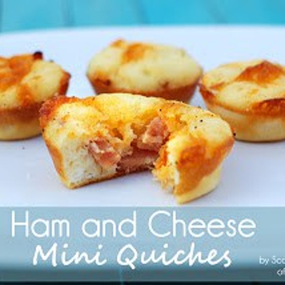 Ham and Cheese Mini Quiches