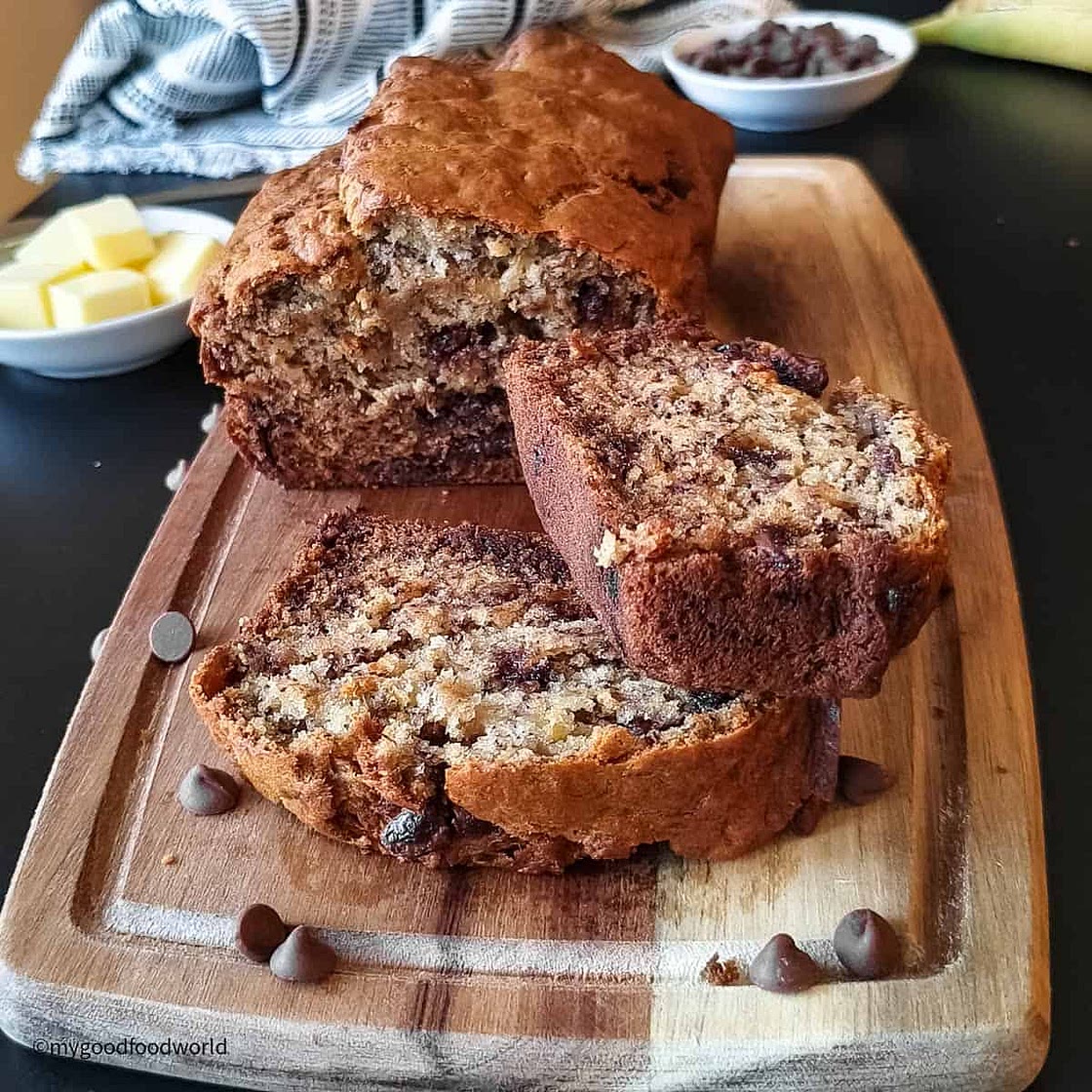 Egg-Free Chocolate Chunk Banana Bread