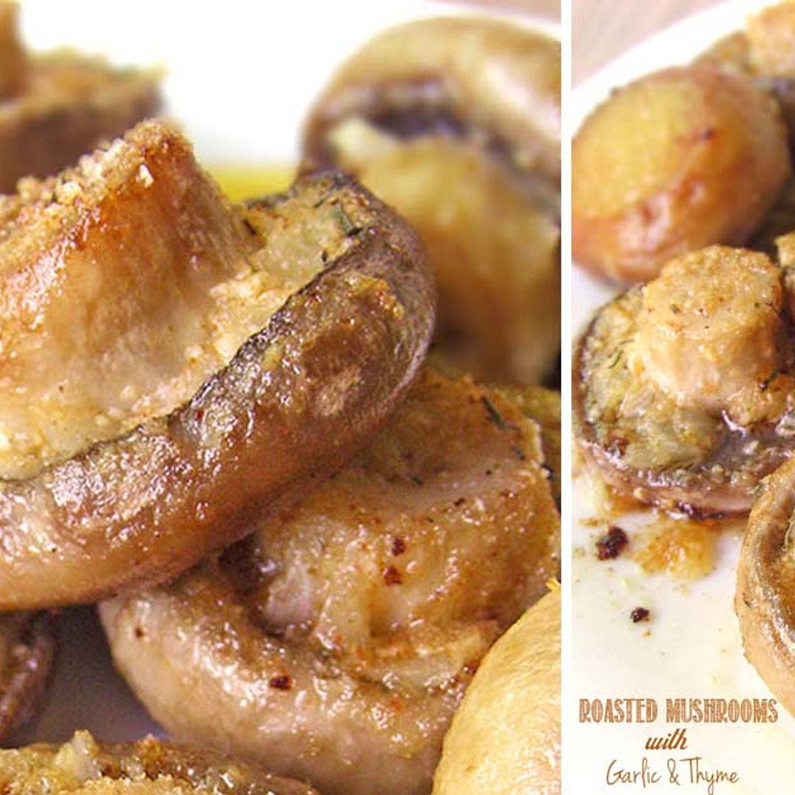Roasted Mushrooms with Garlic & Thyme