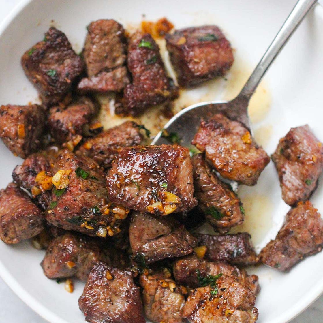 Garlic Butter Steak Tips