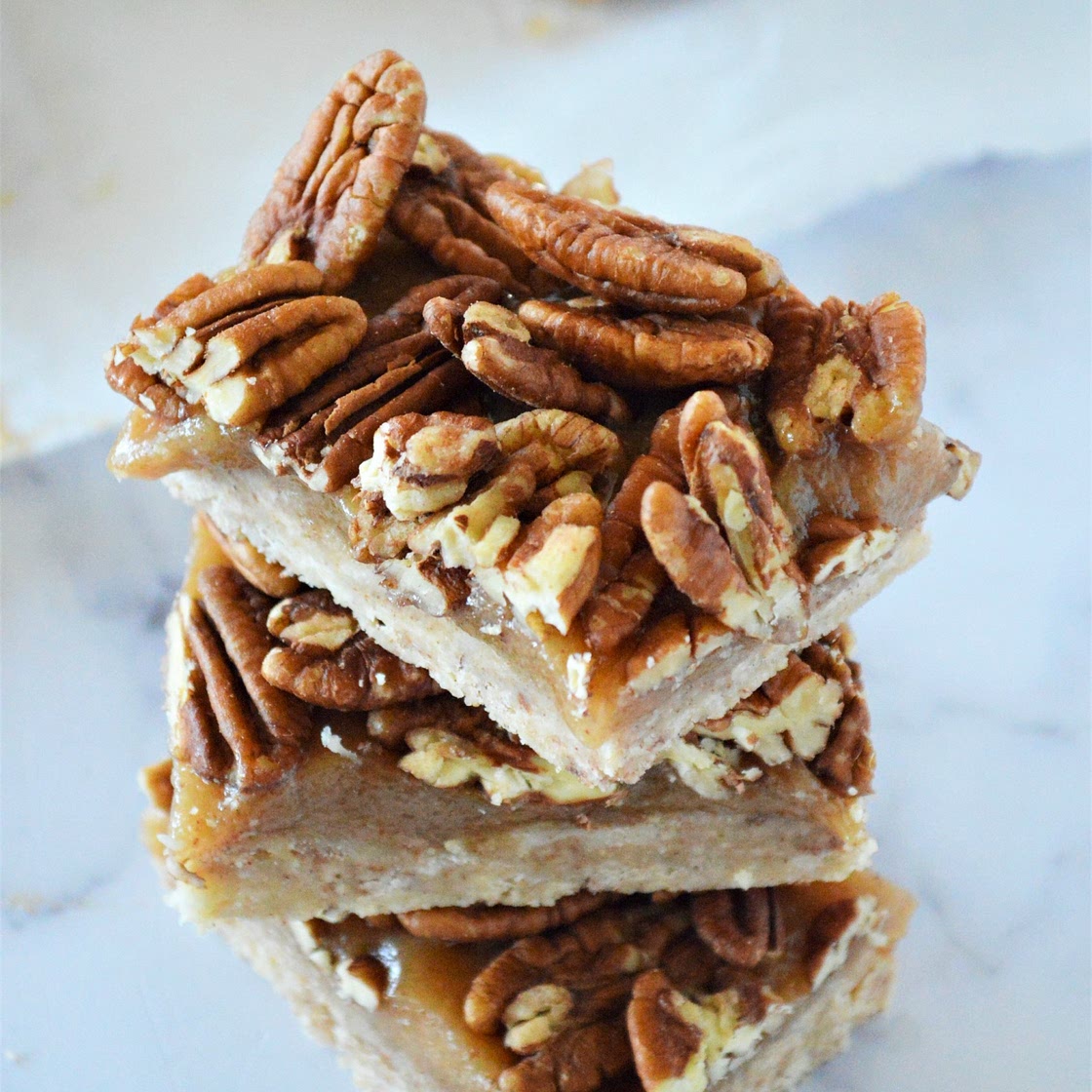 No Bake Keto Pecan Pie Bars