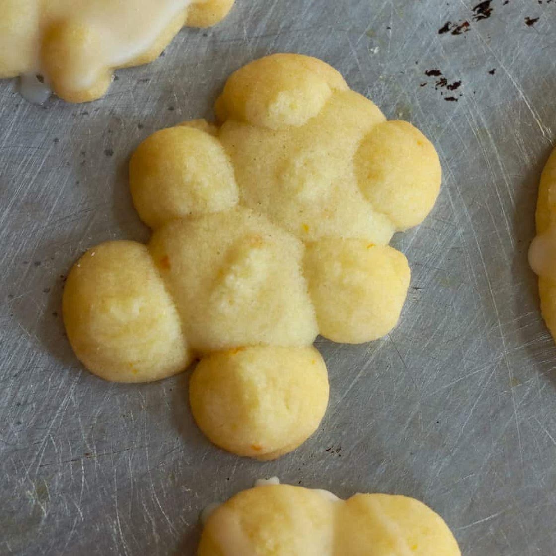 Orange Creamsicle Spritz Cookies