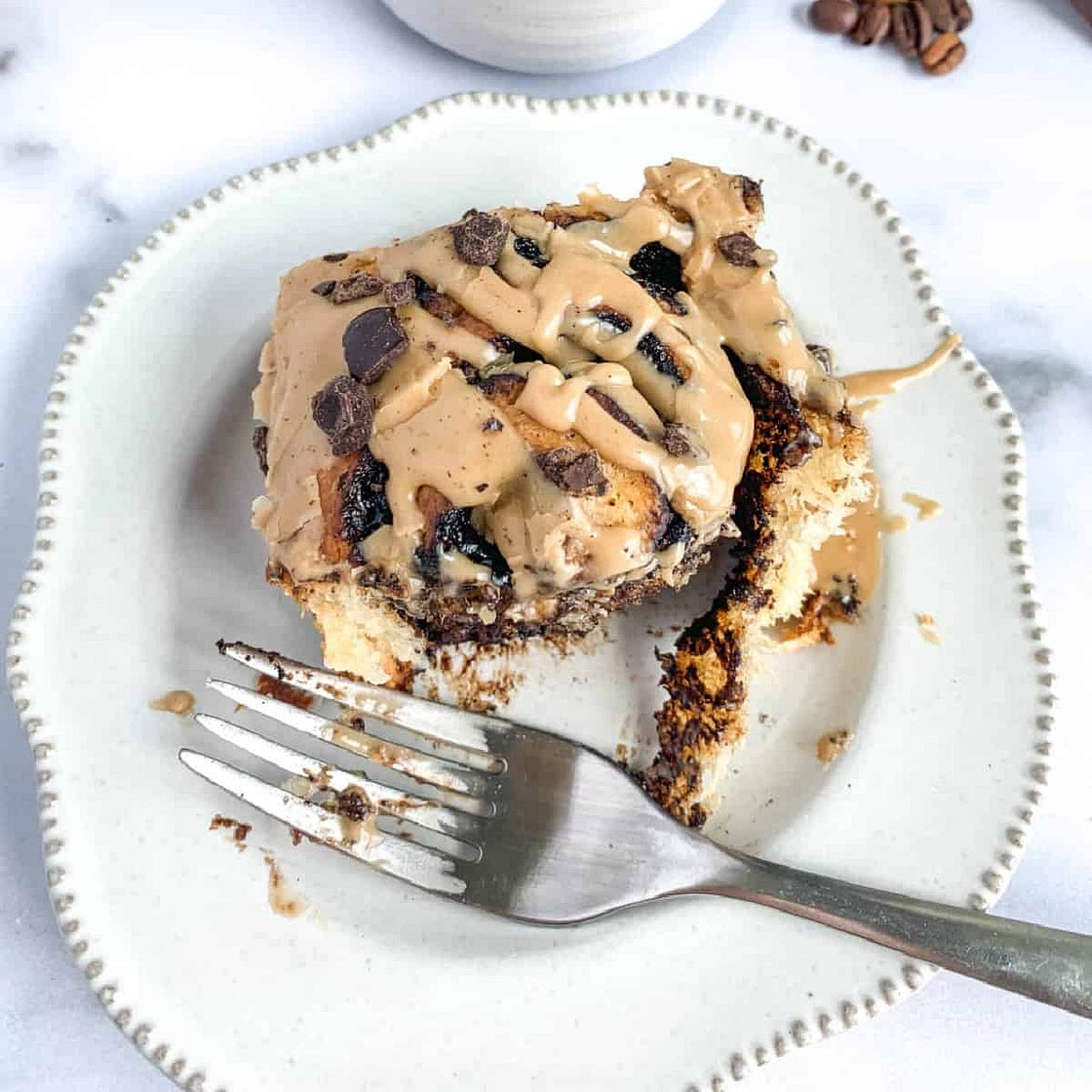 Chocolate Rolls with Espresso Glaze