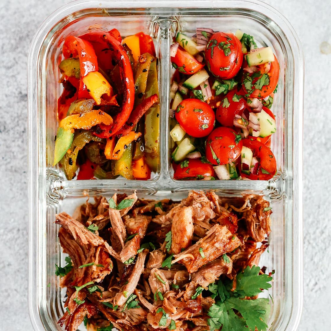 Instant Pot Carnitas Meal Prep Bowls