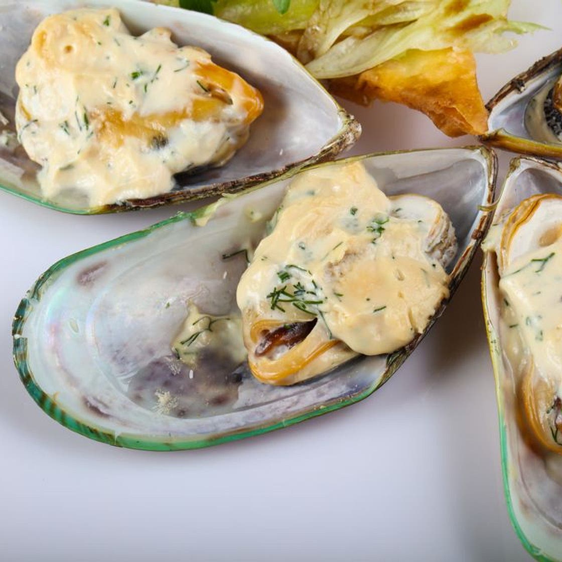 Mussels in Cream Sauce