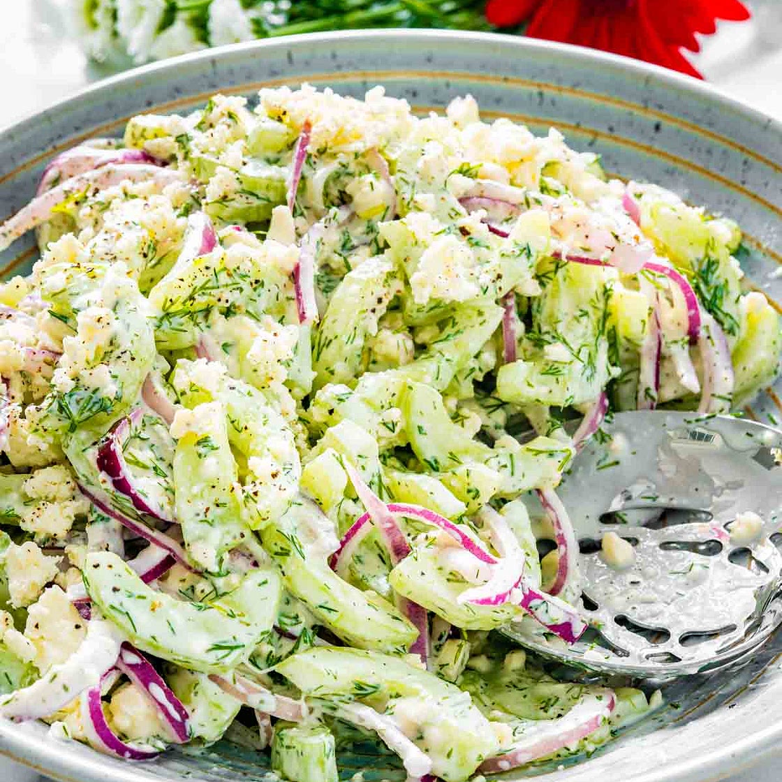 Creamy Cucumber Salad