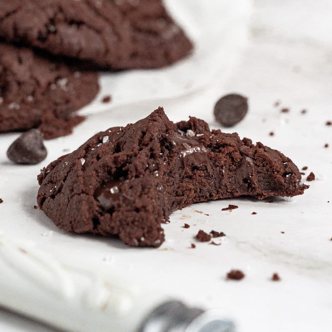 Chocolate Mint Cookies (Gluten-Free & Vegan)