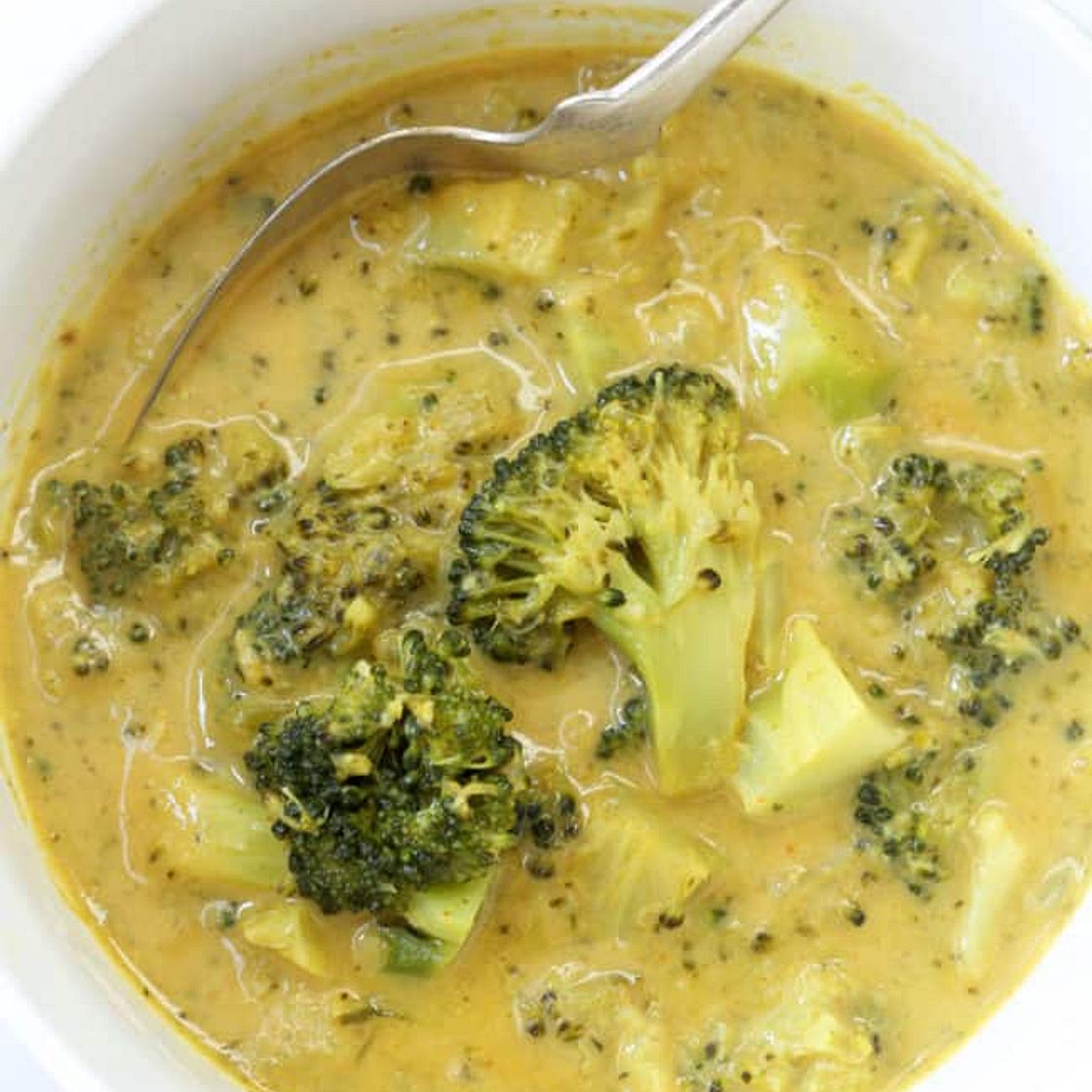 Coconut Curry Broccoli Soup