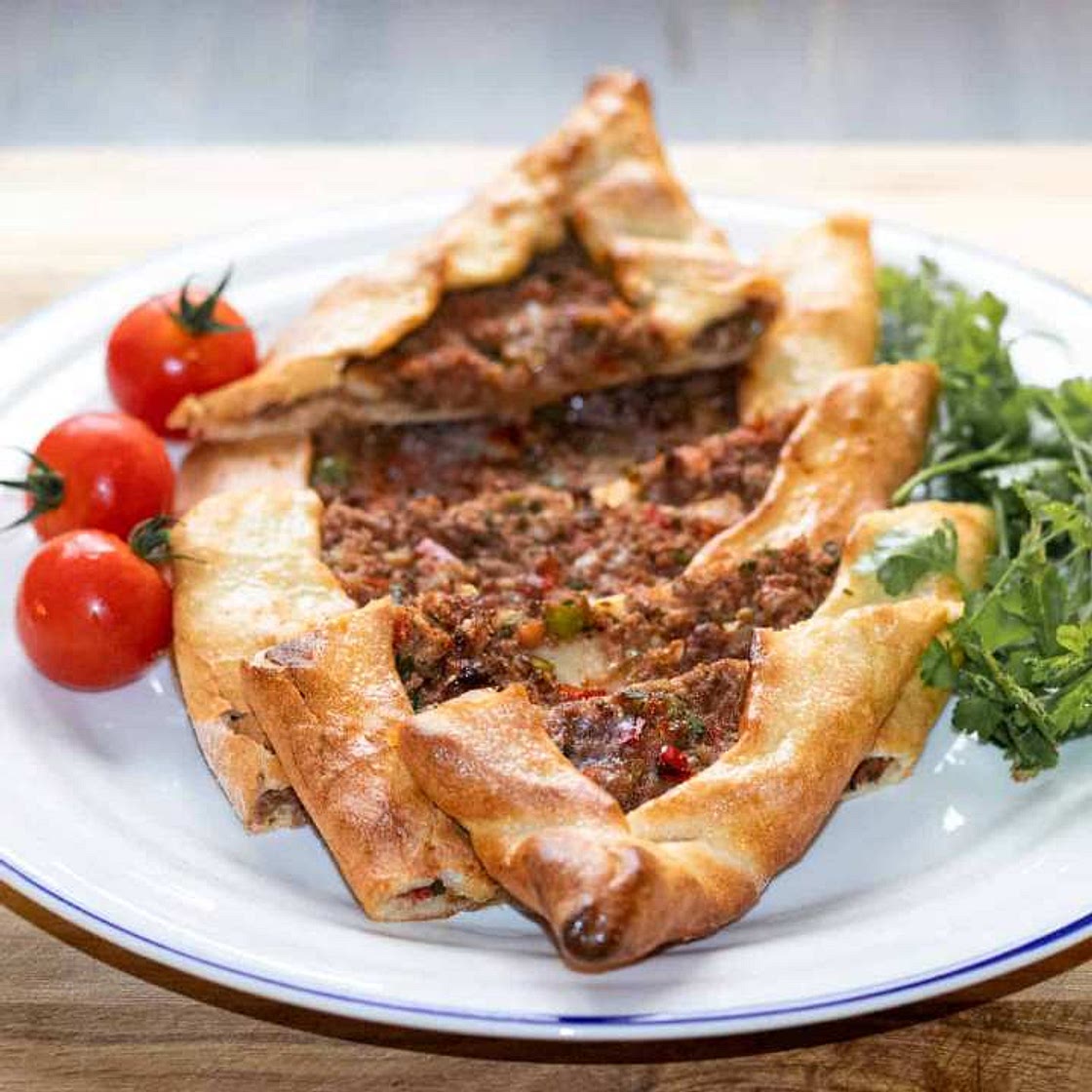 Kiymali Pide - Turkish Flatbread with Meat
